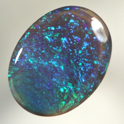 SOLID BLACK CRYSTAL OPAL Bright Floral Harlequin pattern